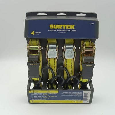 JUEGO DE 4 UNIDADES ESLINGA MATRACA-HEBILLA 151151 - SURTEK1
