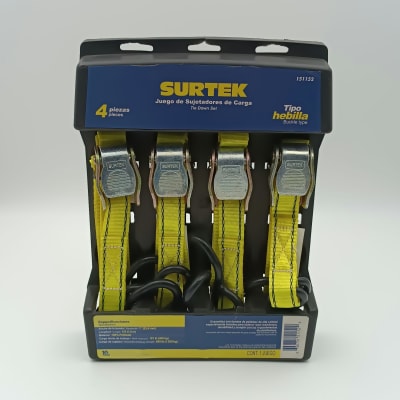 JUEGO DE 4 UNIDADES ESLINGA HEBILLA 151152 - SURTEK-1