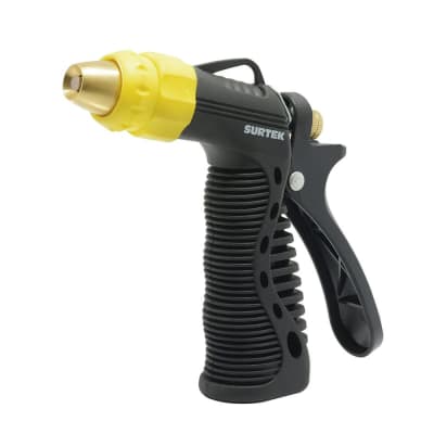 PISTOLA PARA RIEGO CON RECUBRIMIENTO PVC. BOQUILLA REGULABLE METALICA. 130341-SURTEK