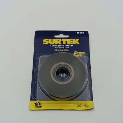 CINTA PARA AISLAR NEGRA 19 MM. X 18 METROSCALATA -138002-SURTEK-