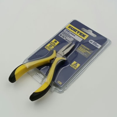 MINI ALICATE PARA ELECTRONICA 4-3/4 PUNTA PLANA. 957 SURTEK1