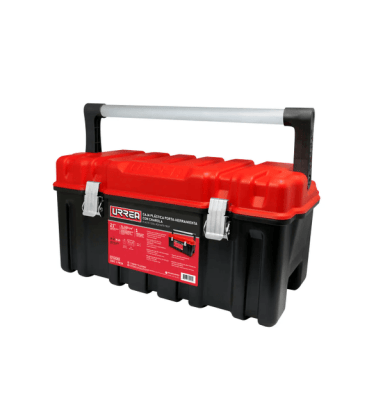 CAJA PORTA HERRAMIENTAS ROJA 21 (HEAVY DUTY). CON BROCHE METALICO Y BANDEJA - CPU20AR - URREA - 431