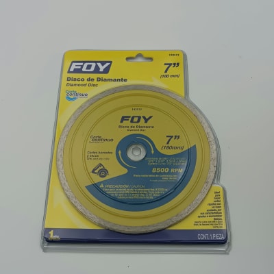 DISCO DIAMANTADO CONTINUO 7 -143512 FOY-
