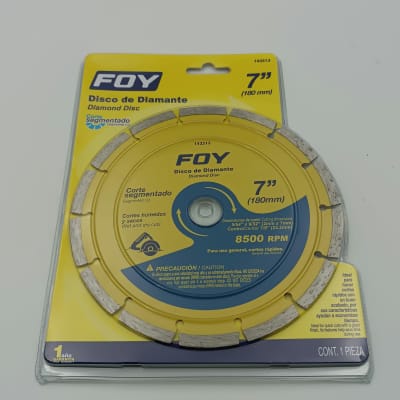 DISCO DIAMANTADO SEGMENTADO 7 -143513-FOY-
