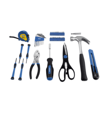 JUEGO DE HERRAMIENTAS COMBINADAS. 39 PIEZAS. JHF06-FOY-1