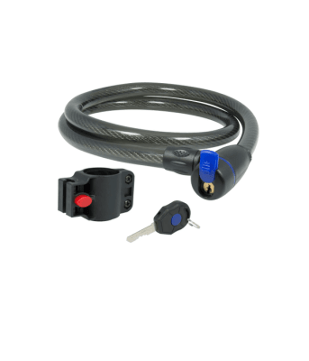 CANDADO DE CABLE CON LLAVE 1.5 X 100CM. 12CN-LOCK-1