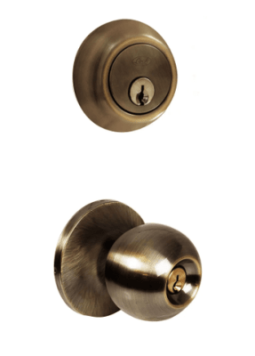 COMBO CERRADURA POMO BOLA DOBLE ACERO INOXIDABLE . 10CBP-PROLOK-