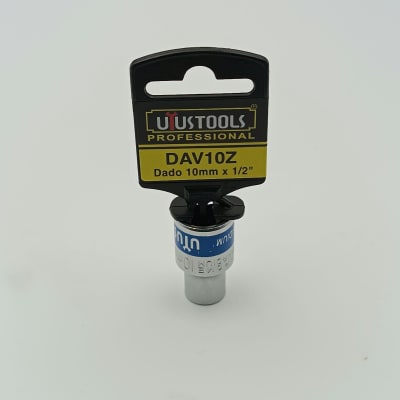 DADO 10MM-1/2 PULGADAS AZUL C/COLGADOR UYUSTOOLSS-TW. DAV10Z1