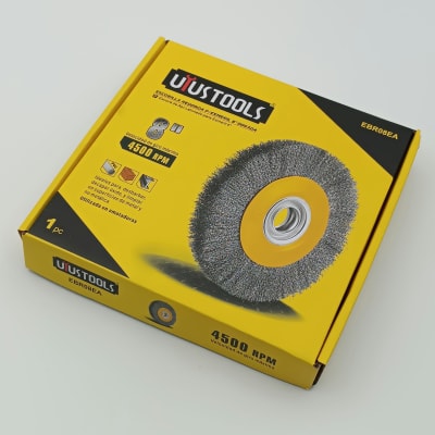 ESCOBILLA REDONDA P/ESMERIL 8 PULGADASACERO UYUSTOOLSS. EBR08EA