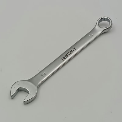 LLAVE COMBINADA 15MM CR-V SATIN FERRAWYY. YOV9151