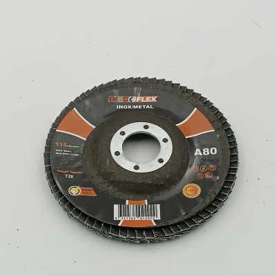 DISCO DE LAMINA DISCOFLEX GRANO 80 INOX METAL