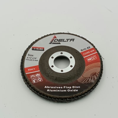 DISCO DE LAMINA DELTAPRO GRANO 80 INOX METAL1