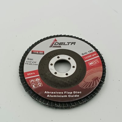 DISCO DE LAMINA DELTAPRO GRANO 100 INOX METAL