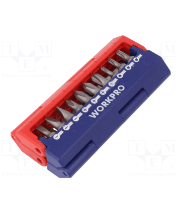 JUEGO (13 PIEZAS) SET DE PUNTAS MÉTRICAS CON ORGANIZADOR, WORKPRO W000848WE1
