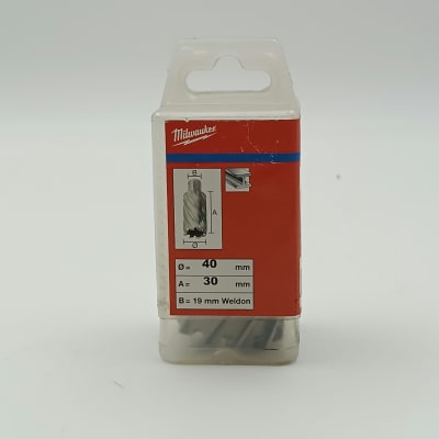 BROCA ANULAR HSS, DIAMETRO 40 MM, LARGO 30 MM, MILWAUKEE1