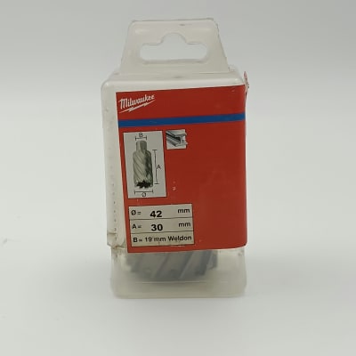 BROCA ANULAR HSS, DIAMETRO 42 MM, LARGO 30 MM, MILWAUKEE1