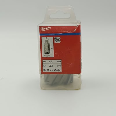 BROCA ANULAR HSS, DIAMETRO 45 MM, LARGO 30 MM, MILWAUKEE1