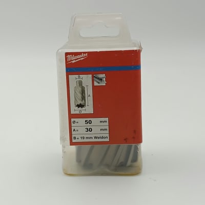 BROCA ANULAR HSS, DIAMETRO 50 MM, LARGO 30 MM, MILWAUKEE1