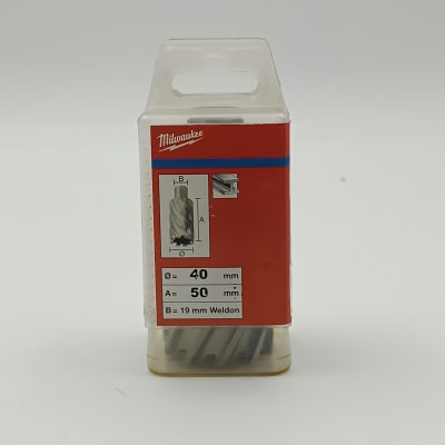 BROCA ANULAR HSS, DIAMETRO 40 MM, LARGO 50 MM, MILWAUKEE1