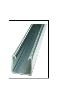RIEL RUC GALVANIZADO (HDG) ESPESOR 1.5, 42 X 42 X 3000