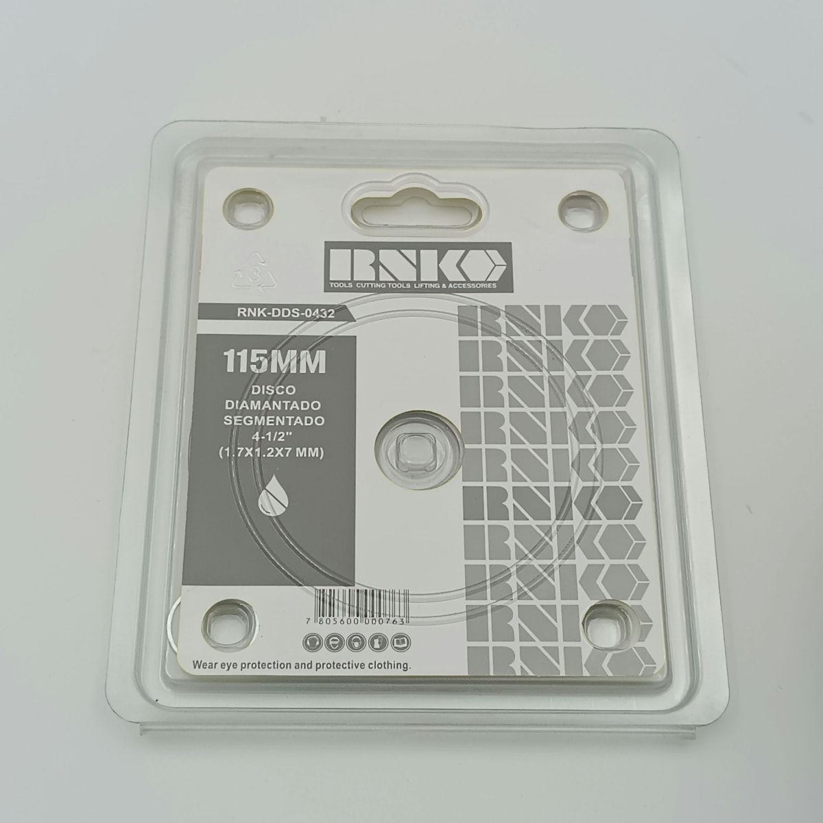 DISCO DIAMANTADO SEGMENTADO 4-1/2 (1.7X1.2X7 MM.). RNK2