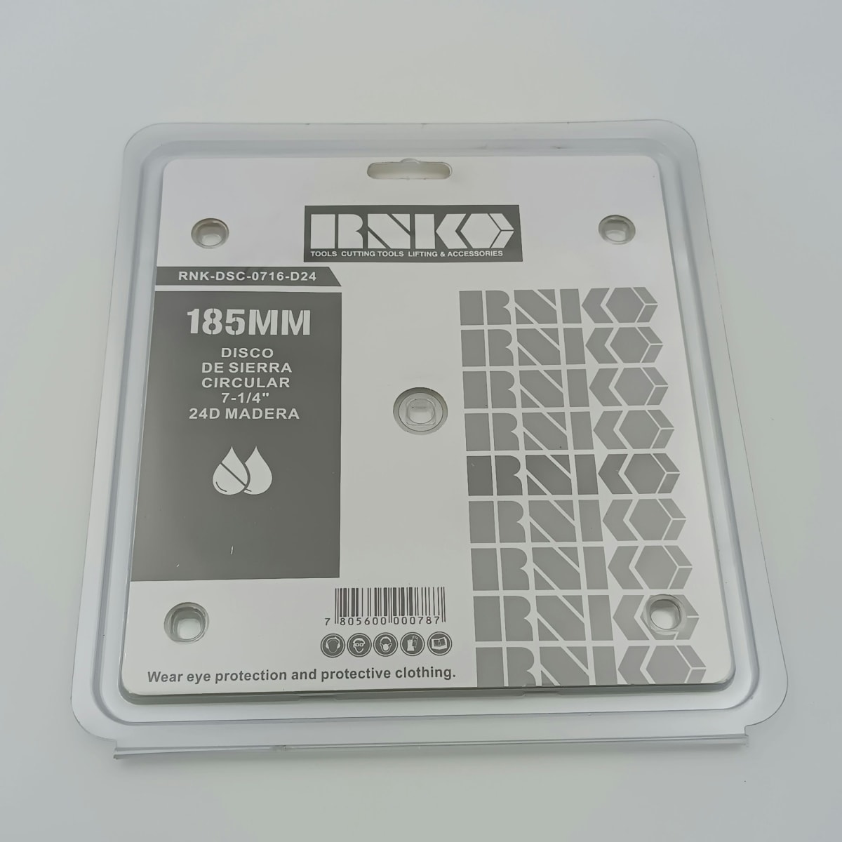 DISCO DE SIERRA CIRCULAR 7-1/4 (185 MM.) 24D MADERA . RNK2