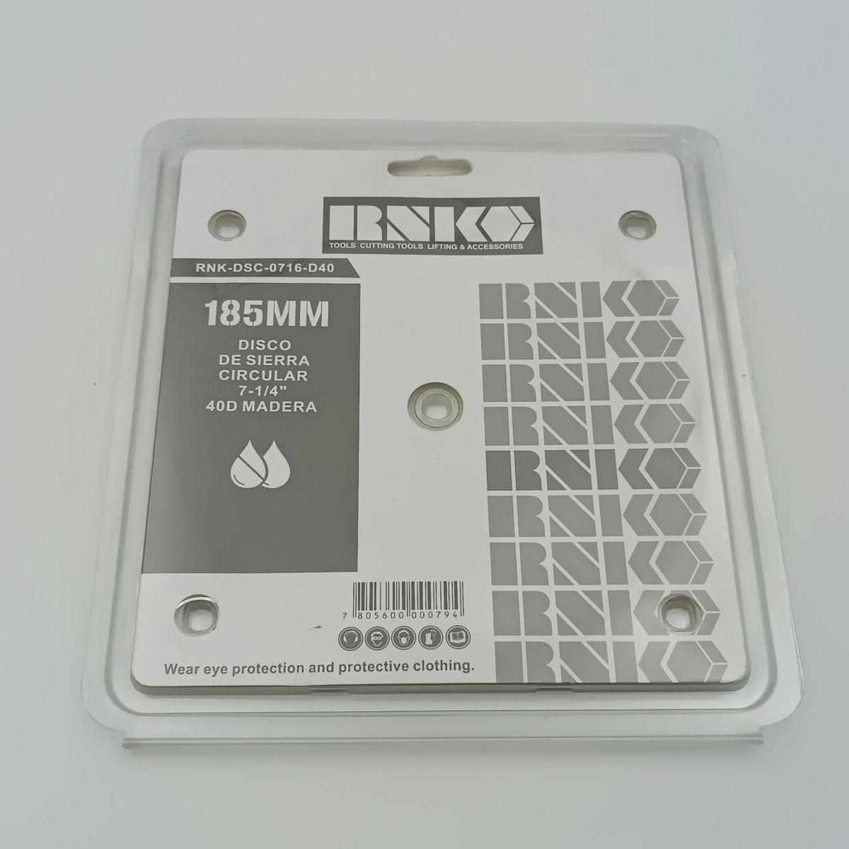 DISCO DE SIERRA CIRCULAR 7-1/4 (185 MM.) 40D MADERA . RNK2