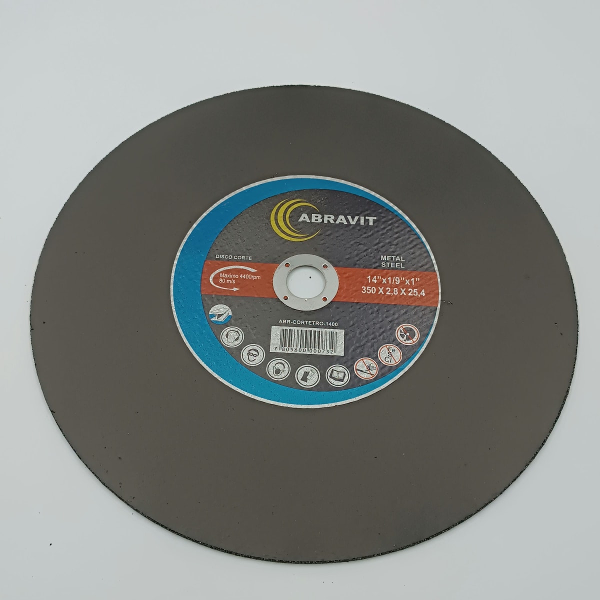 DISCO CORTE TRONZADORA 14 X 1/8 X 1 (350 X 2.8 X 25.4). ABRAVIT 0