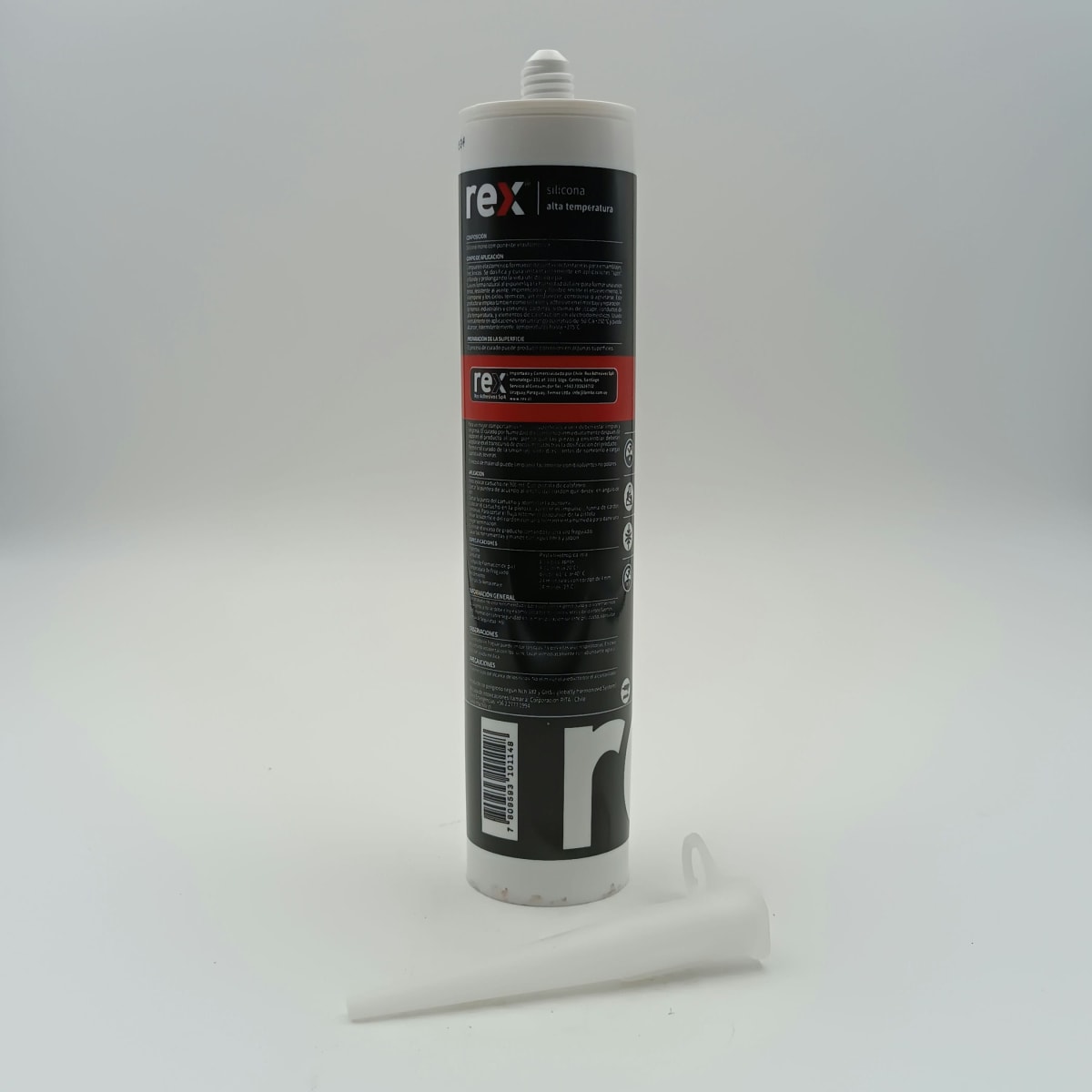 REX SILICONA ALTA TEMP ROJO. CARTUCHO 300 ML2