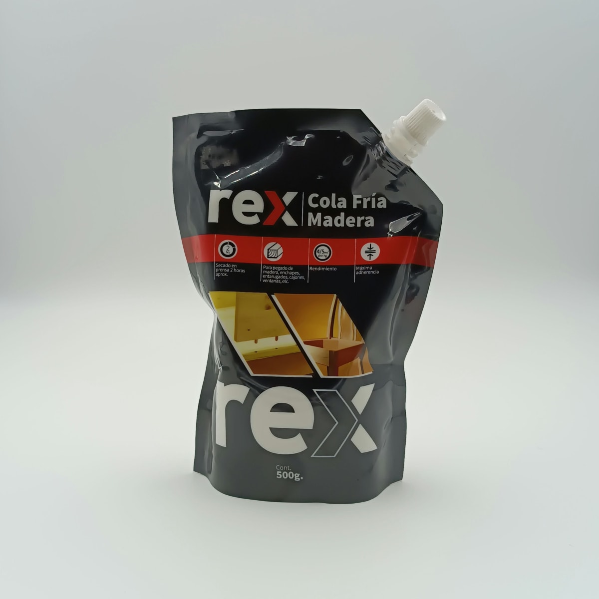 REX COLA FRÍA MADERA. DOY PACK 500 GR 0