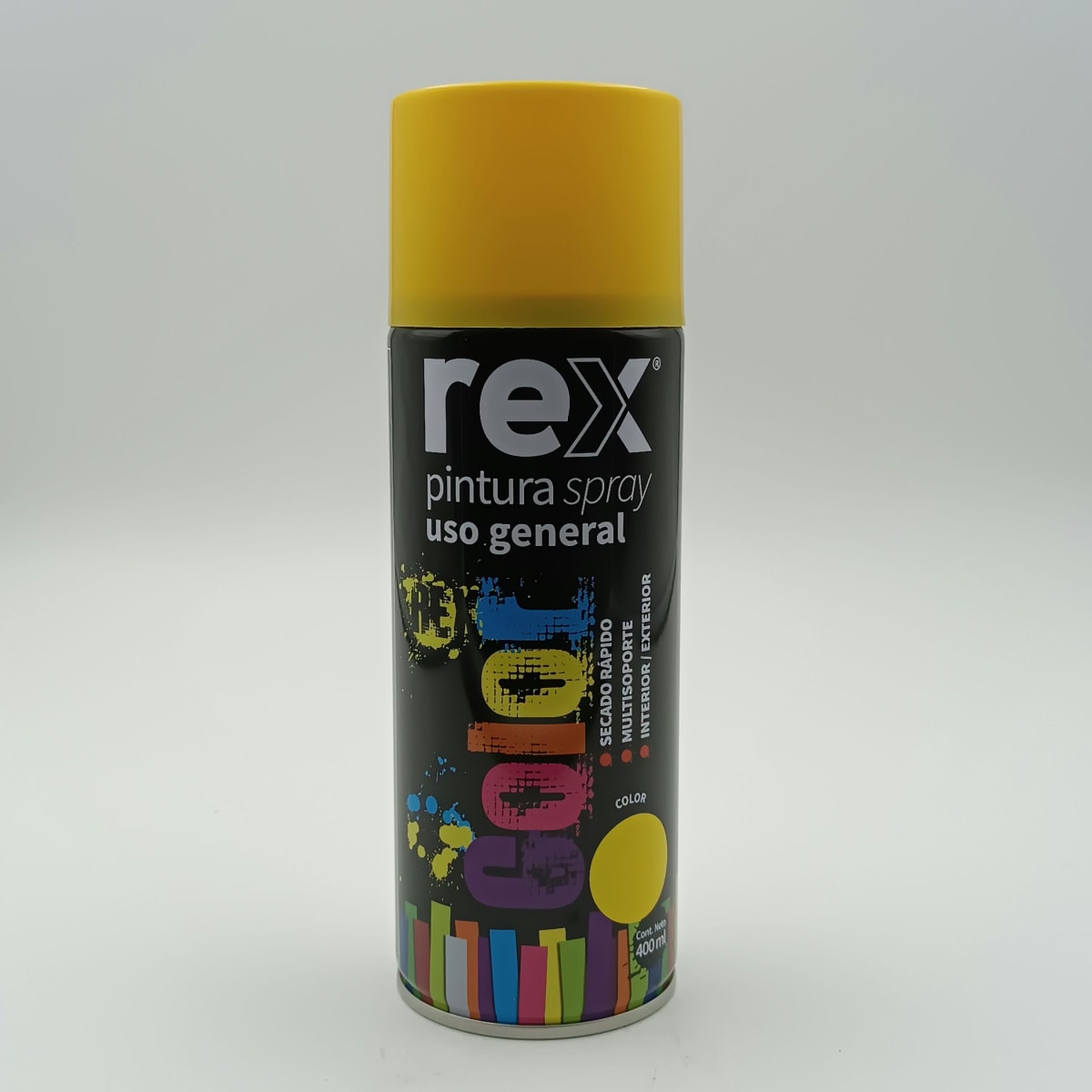 REX PINTURA SPRAY GENERAL. AMARILLO. 400 ML 0