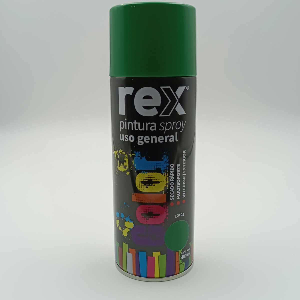 REX PINTURA SPRAY GENERAL. VERDE. 400 ML 0