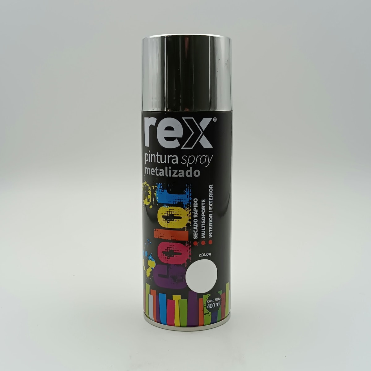 REX PINTURA SPRAY GENERAL. CROMADO. 400 ML 0