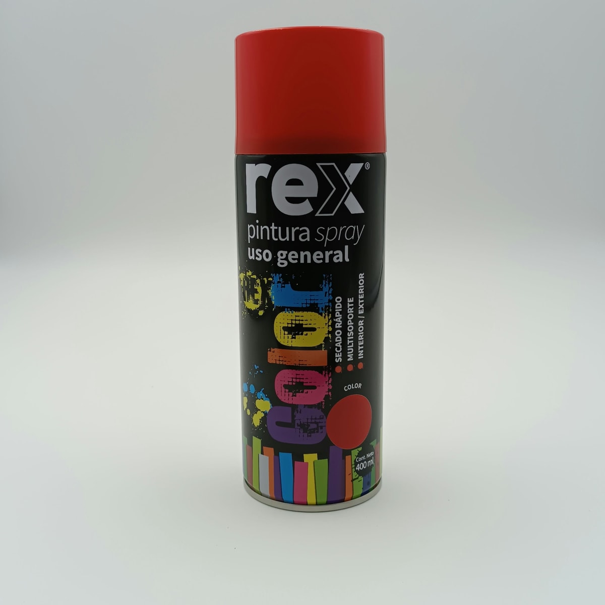 REX PINTURA SPRAY GENERAL. ROJO. 400 ML 0