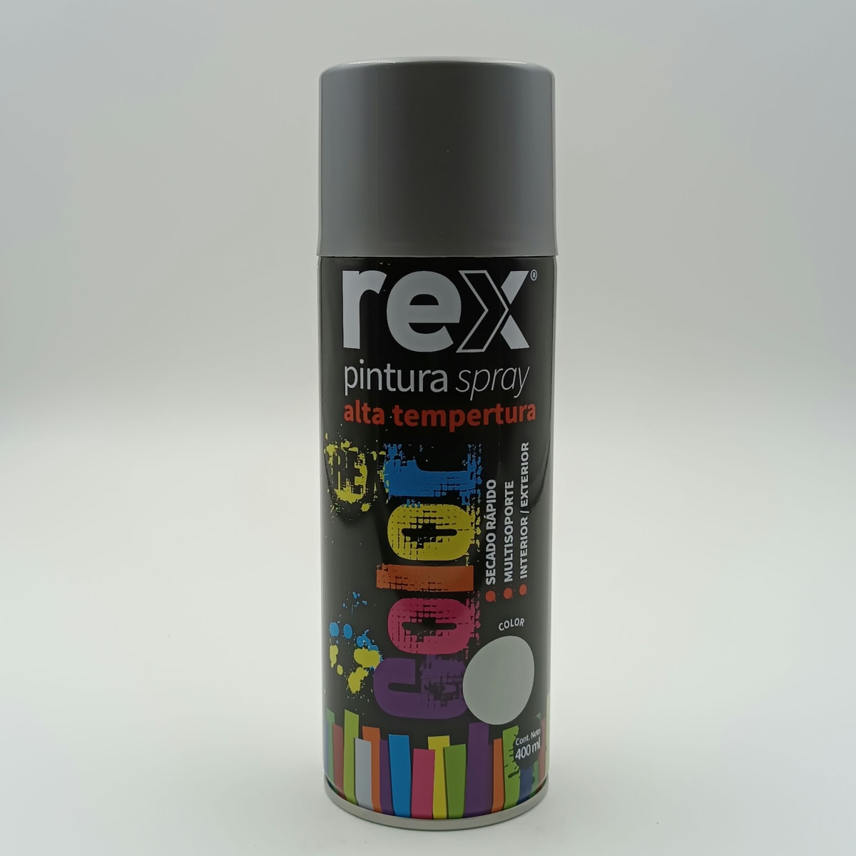 REX PINTURA SPRAY ALTA TEMPERATURA. ALUMINIO. 400 ML 0