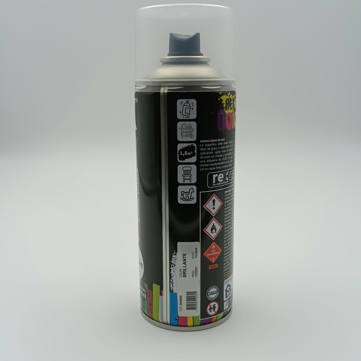 REX SPRAY BARNIZ BRILLANTE 400ML2