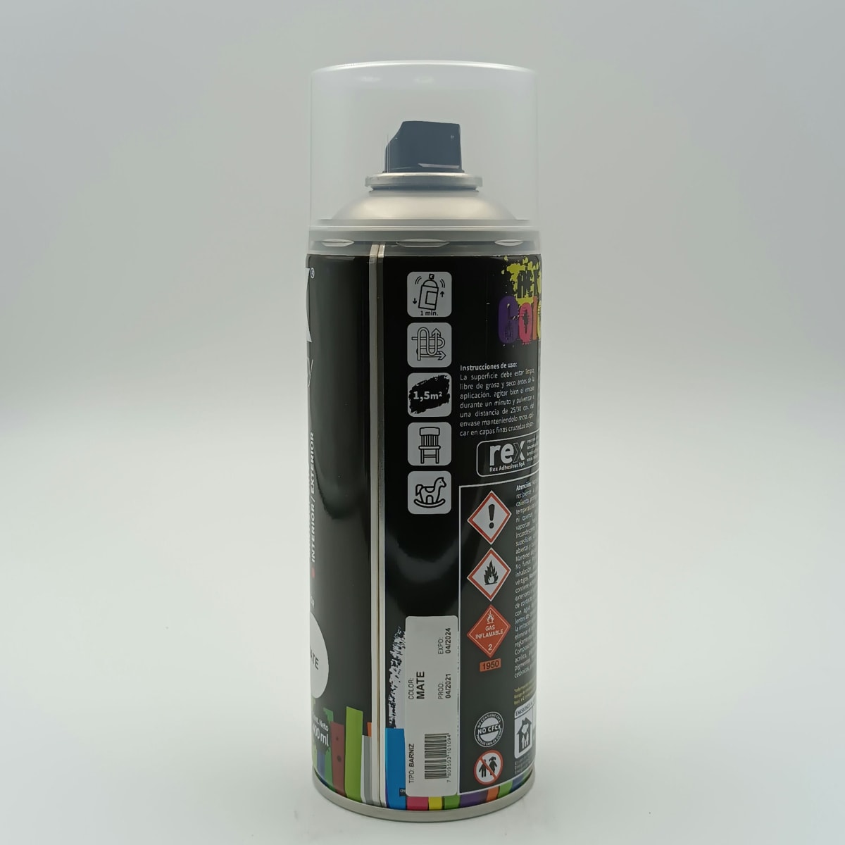 REX SPRAY BARNIZ MATE 400ML2