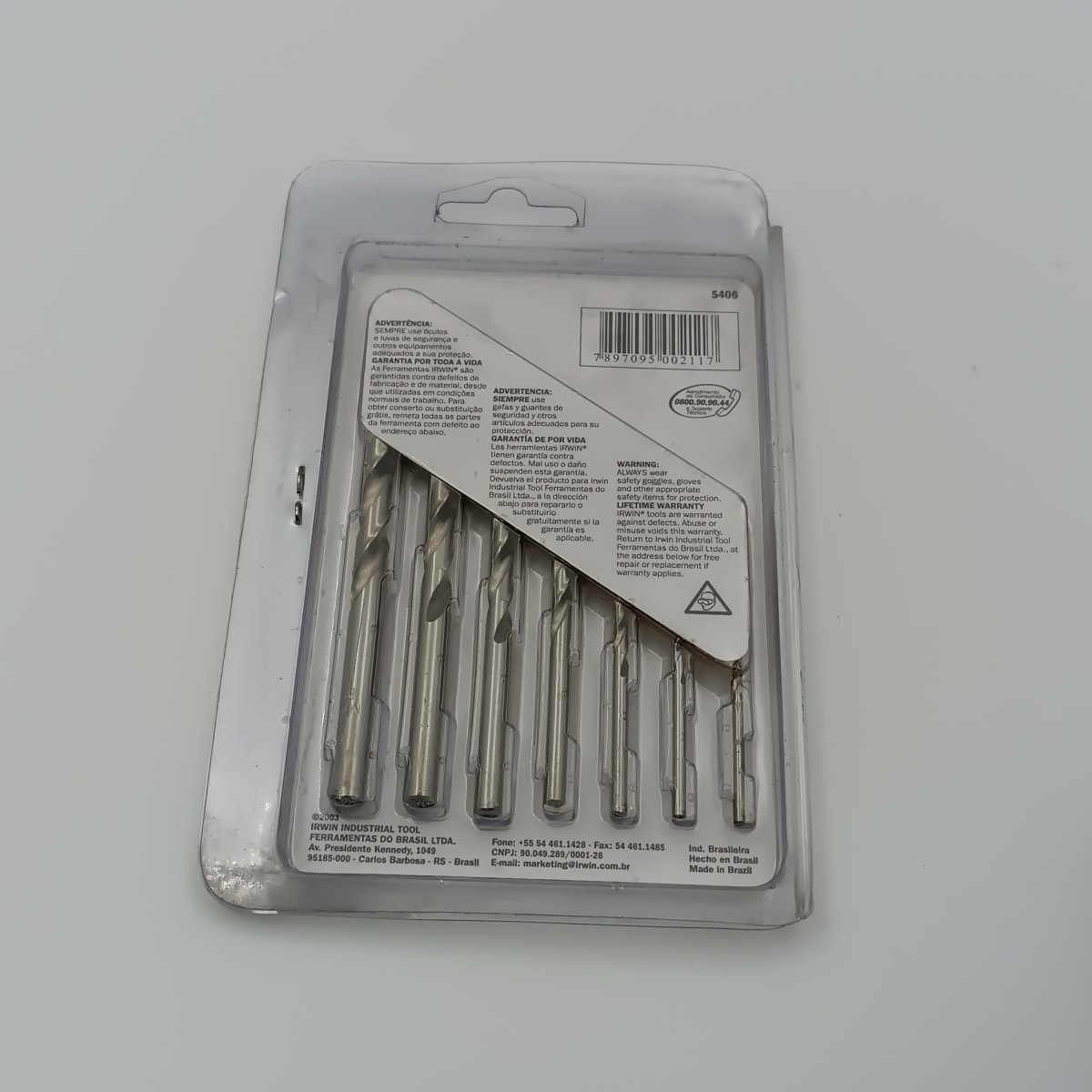 JUEGO BROCA METAL 7 PZS 2,0-6,5 MM IRWIN 1524,17653223