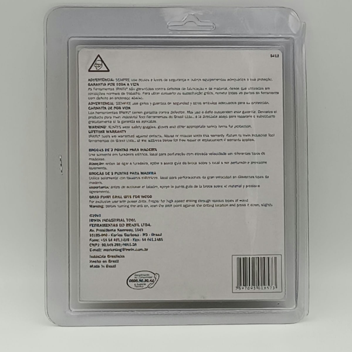 JUEGO BROCA 3 PUNTAS MADERA 5 PZS 4.0-10 MM IRWIN 1867 0