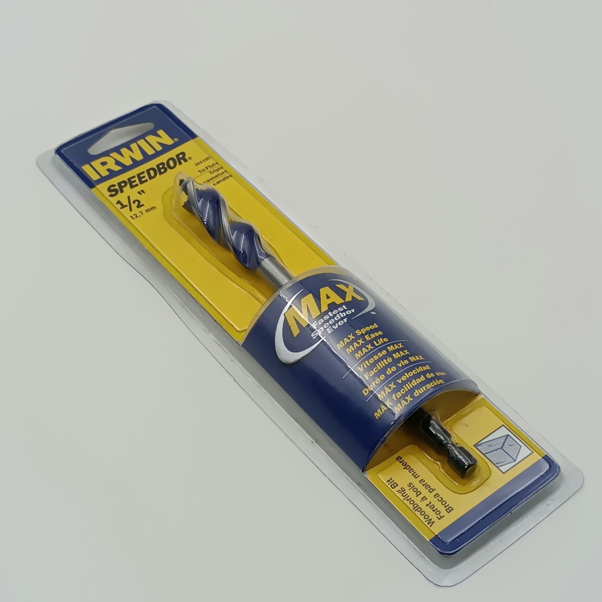 BROCAS 3 CANALES SPEEDBOR 1/2 X 6 MAX MADERA IRWIN 14328-30410012