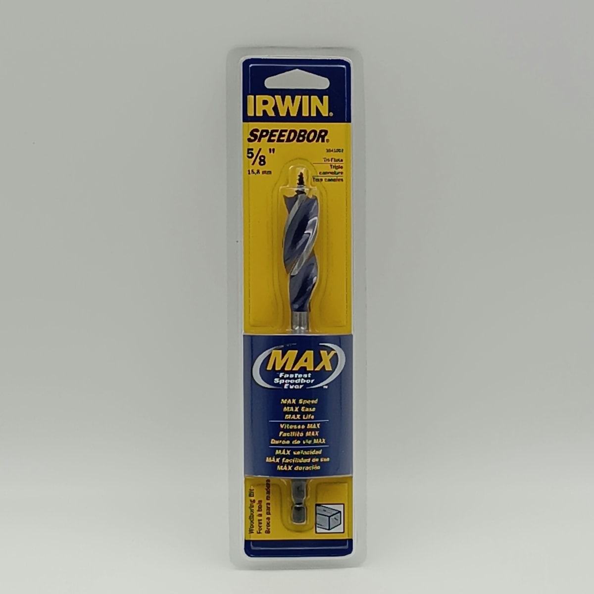 BROCAS 3 CANALES SPEEDBOR 5/8 X 6 MAX MADERA IRWIN 14329-30410022