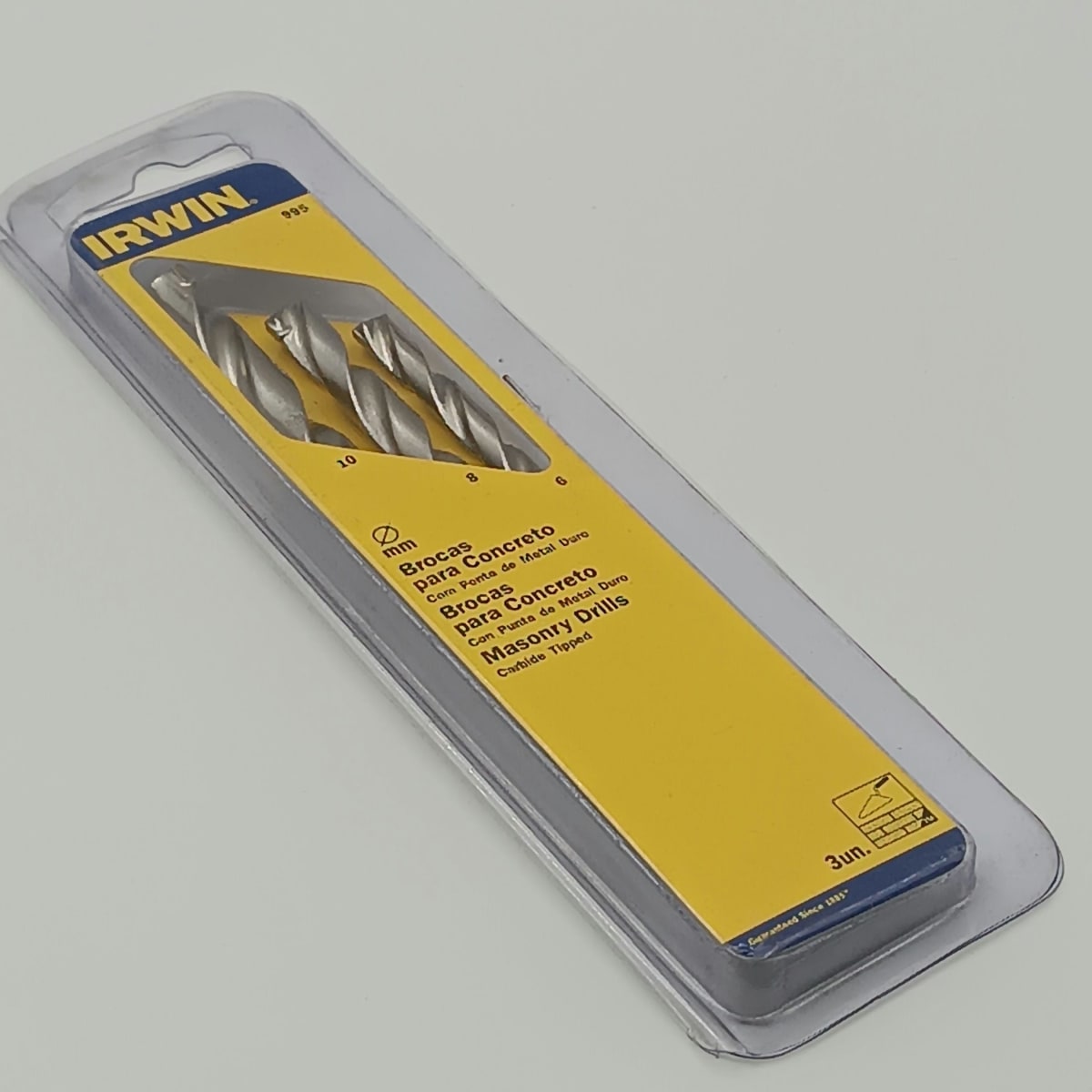 JUEGO BROCA CONCRETO 3 PZS 6.0-10 MM IRWIN 9952