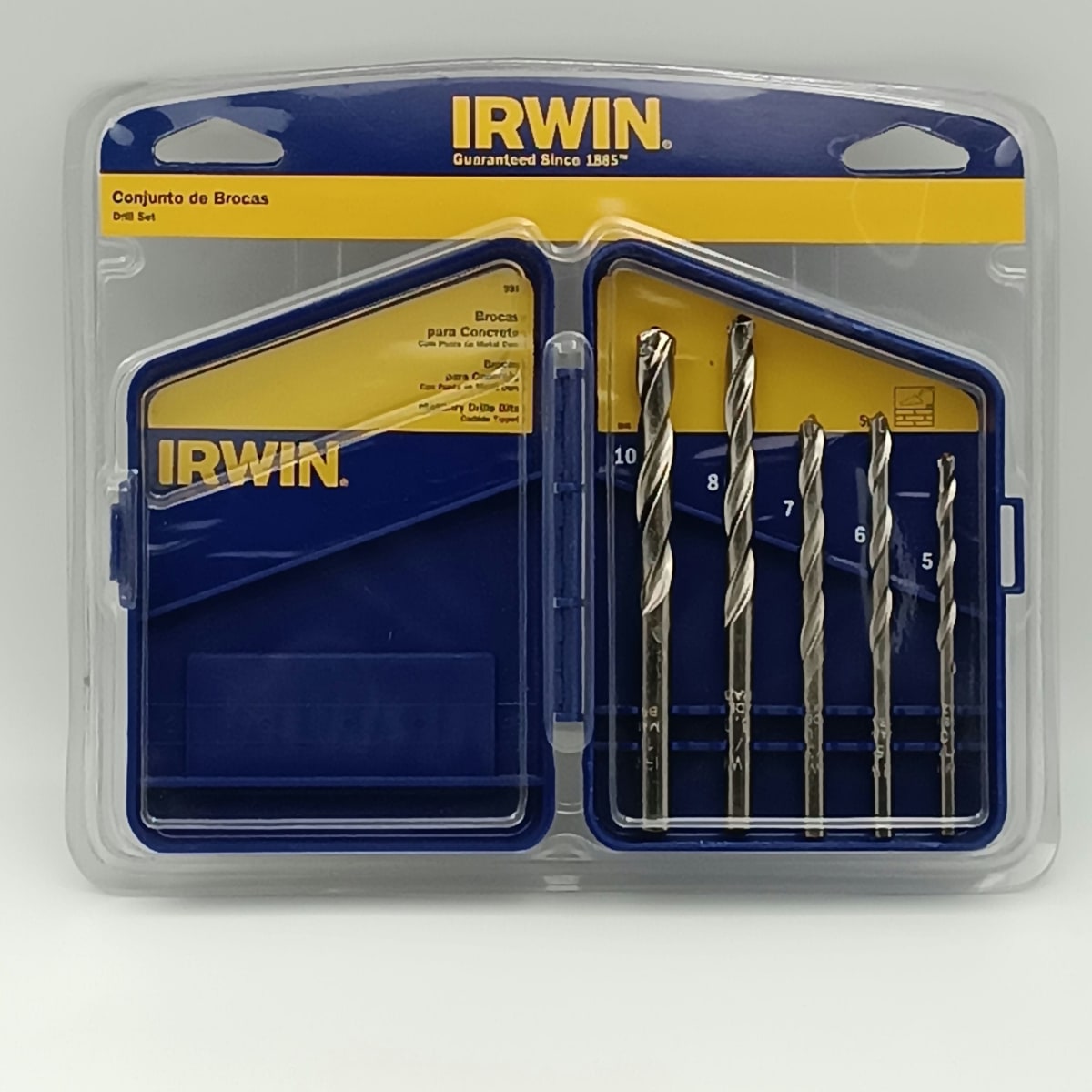 JUEGO BROCA CONCRETO 5 PZS 5.0-10MM IRWIN 9962