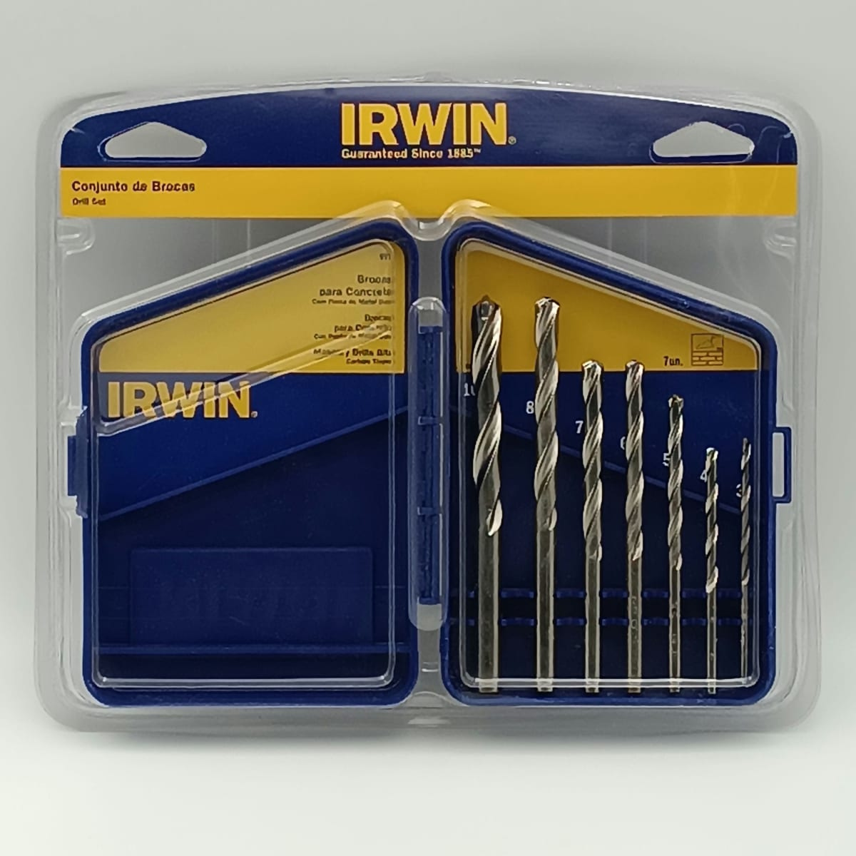 JUEGO BROCA CONCRETO 7 PZS 3.0-10MM IRWIN 9972