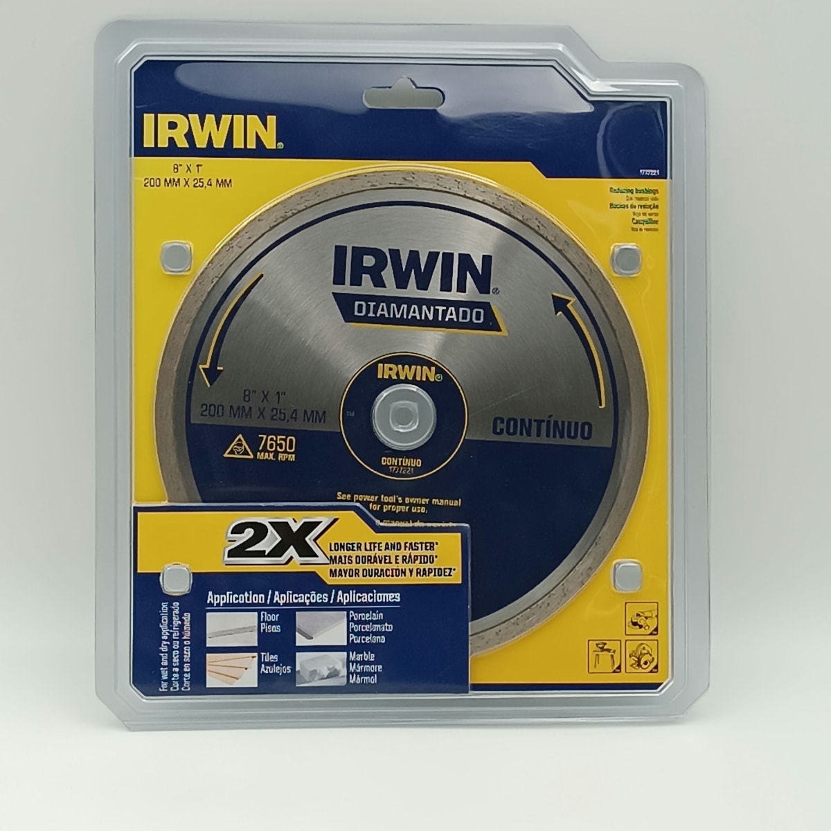DISCO DIAMANTADO CONTINUO IRWIN 8. 17772212