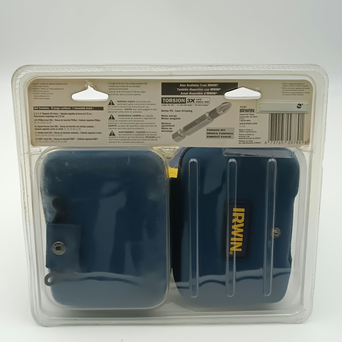 JUEGO DE 31 PUNTAS DE INSERCIÓN CON SOPORTE MAGNETICO IRWIN2