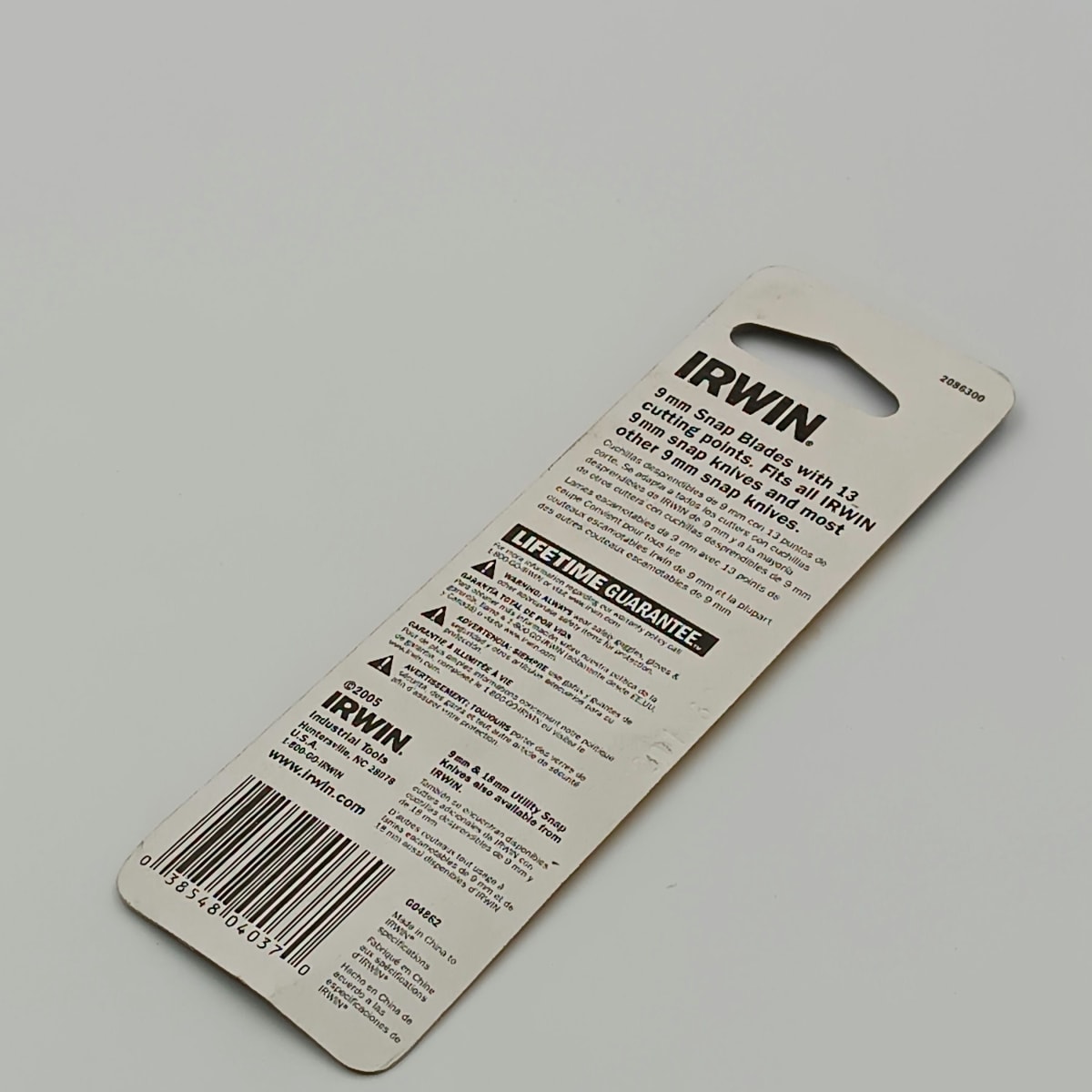 3 REPUESTOS DE HOJAS DE CUCHILLAS IRWIN 9 MM., 2086300 (RC09) 0