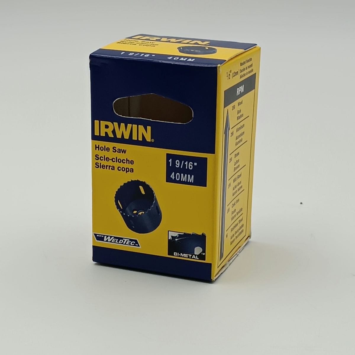 SIERRA COPA BI METALICA 1-9/16 (40 MM.), IRWIN 373190BX2