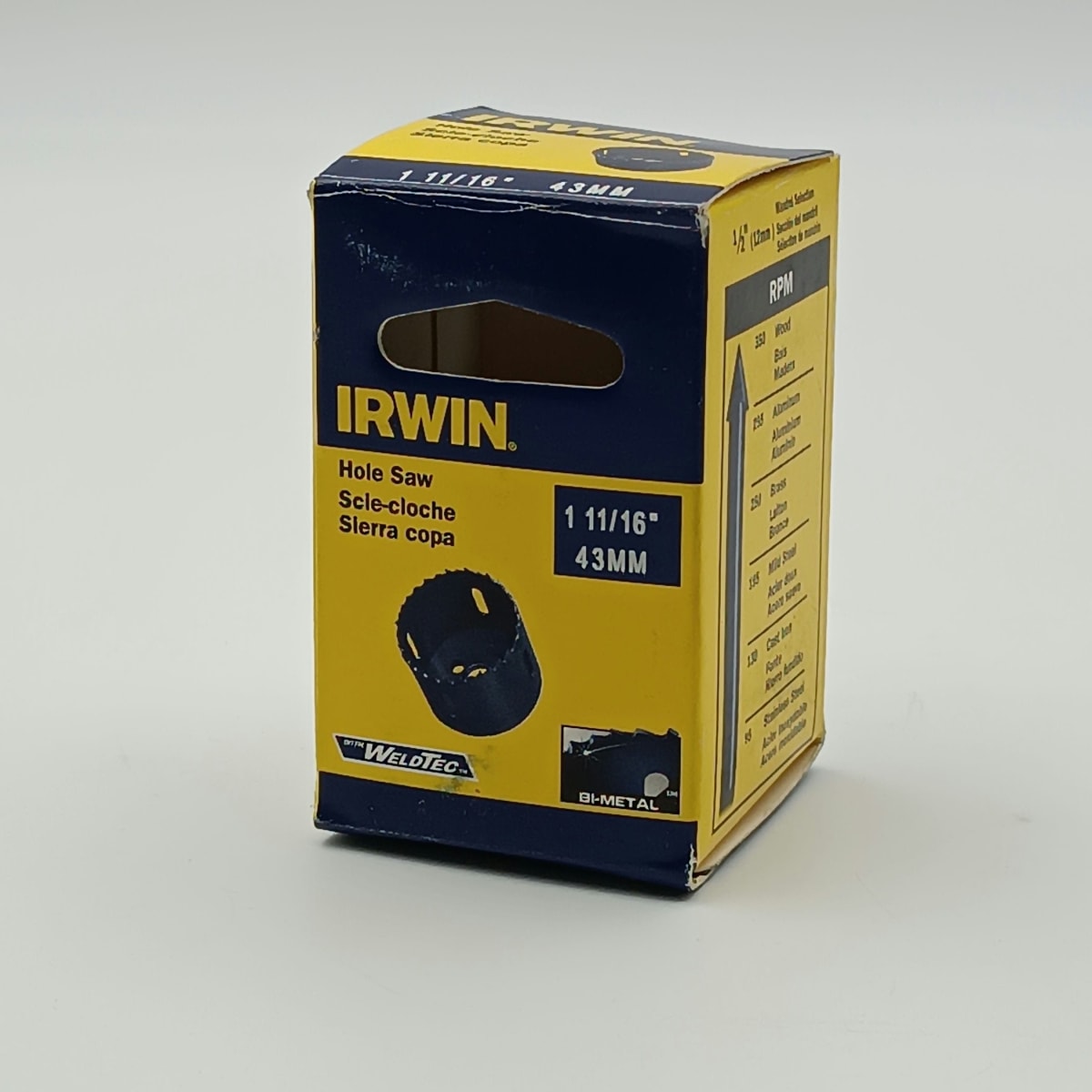 SIERRA COPA BI METALICA 1-11/16 (43 MM.), IRWIN 373111BX2