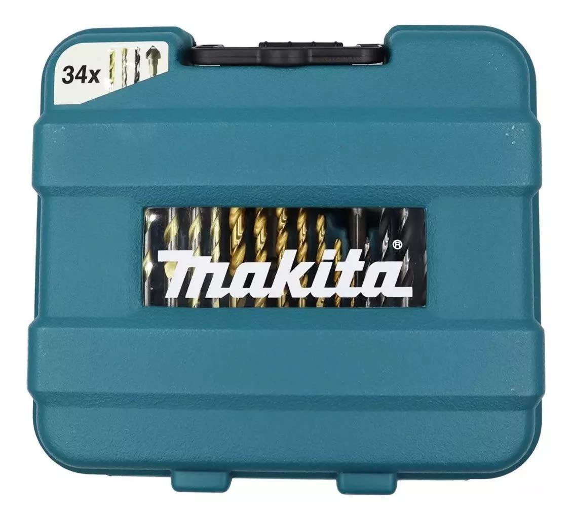 MALETA CON SET DE BROCAS Y PUNTAS MZ 34 PIEZAS B-684983